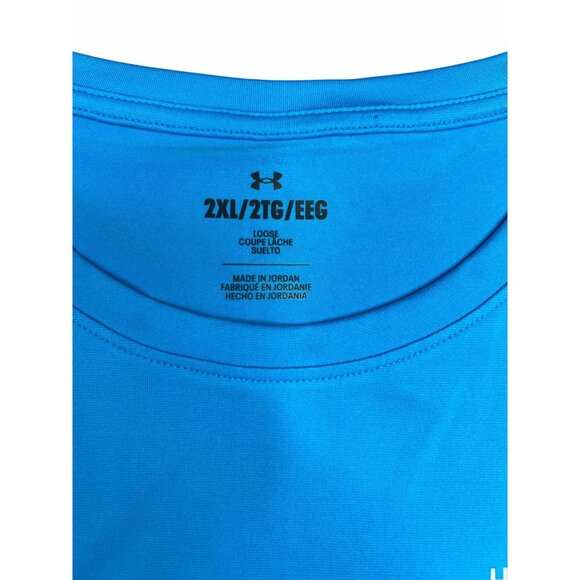 Under Armour Womens Loose Blue Vanish Energy Crop Tank Top 2XL - Picture 9 of 12